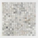 Silver Sky Honed 2x2 Marble Mosaics 12x12
