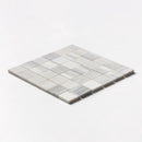 Silver Sky Honed 2x2 Marble Mosaics 12x12