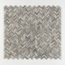 Silver Sky Honed Herringbone Marble Mosaics 10 7/16x12 13/16