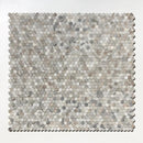 Silver Sky Honed Hexagon 1x1 Marble Mosaics 11 1/2x12 1/4