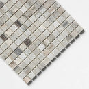 Silver Sky Polished 1x1 Marble Mosaics 12x12