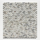 Silver Sky Polished 5/8x1 1/4 Marble Mosaics 12x12