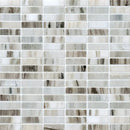 Silver Sky Polished 5/8x2 Marble Mosaics 12x12