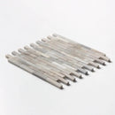 Silver Sky Polished 5/8x3 Marble Mosaics 12x12