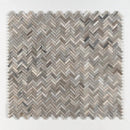 Silver Sky Polished Herringbone 5/8x2 Marble Mosaics 12 1/8x13 3/8