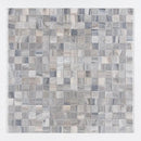 Silver Sky Tumbled 2x2 Marble Mosaics 12x12
