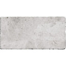 Silver Sky Tumbled Subway Marble Tiles 3x6