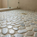 Silver Sky Tumbled Pebble Mosaics 12x12
