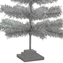 Silver Tinsel Christmas Tree