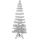 Silver Tinsel Christmas Tree