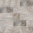 Silver Travertine Floor &amp; Wall Tile – Filled &amp; Tumbled – 12" x 24"