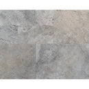 Silver Tumbled Travertine Pavers French Pattern