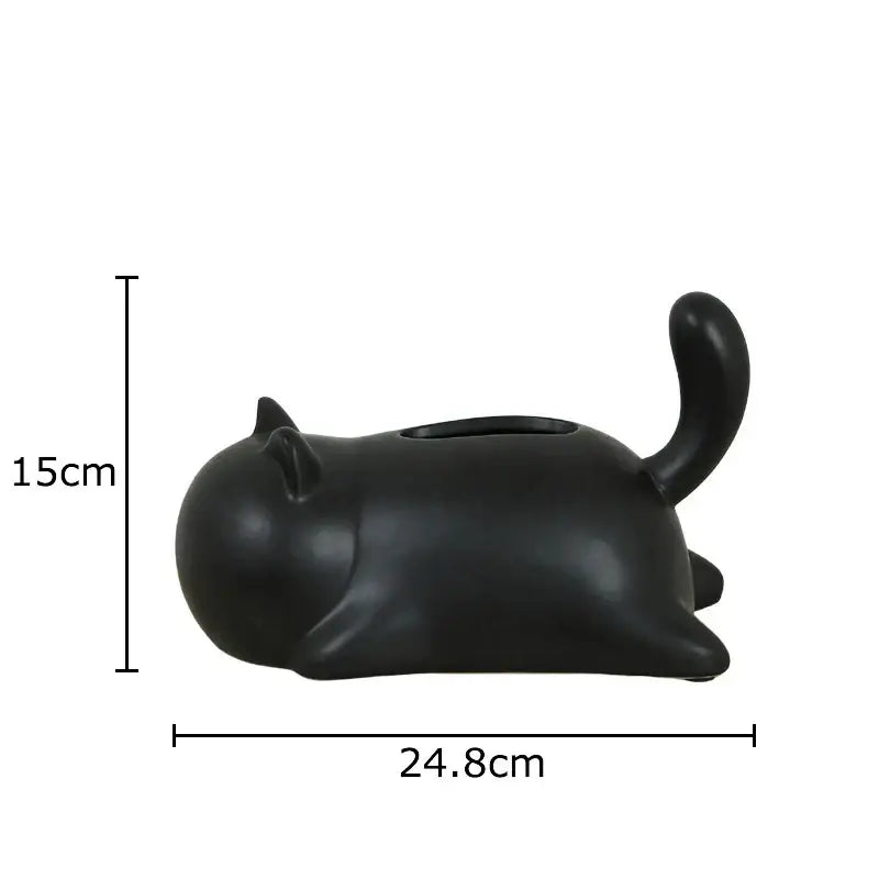 GobekUsa Cat Ceramic Tissue Box Modern Home Decor, photo 8 of 10