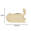 GobekUsa Cat Ceramic Tissue Box Modern Home Decor