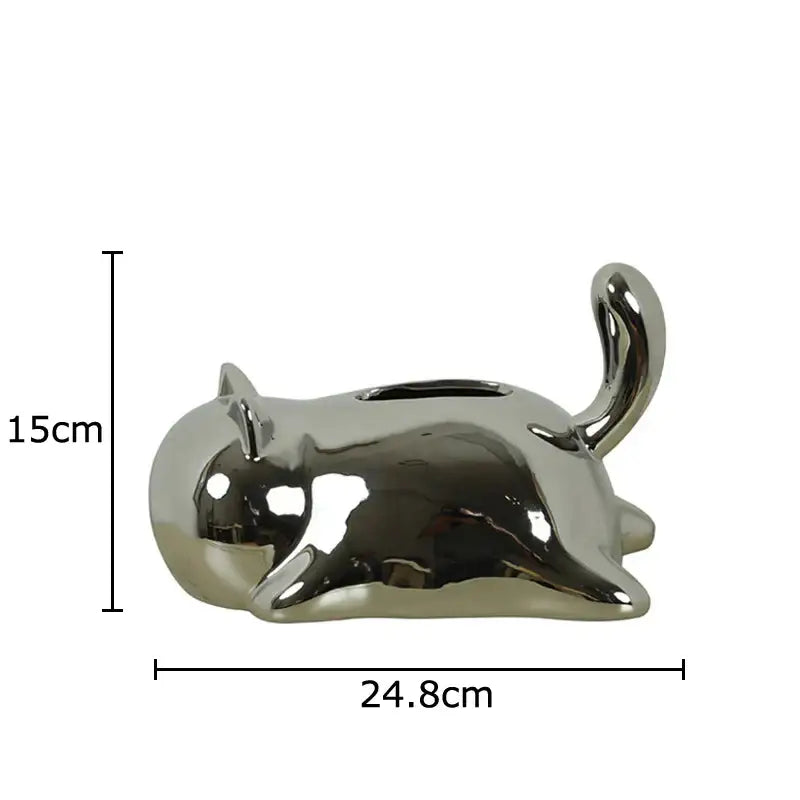 GobekUsa Cat Ceramic Tissue Box Modern Home Decor, photo 9 of 10