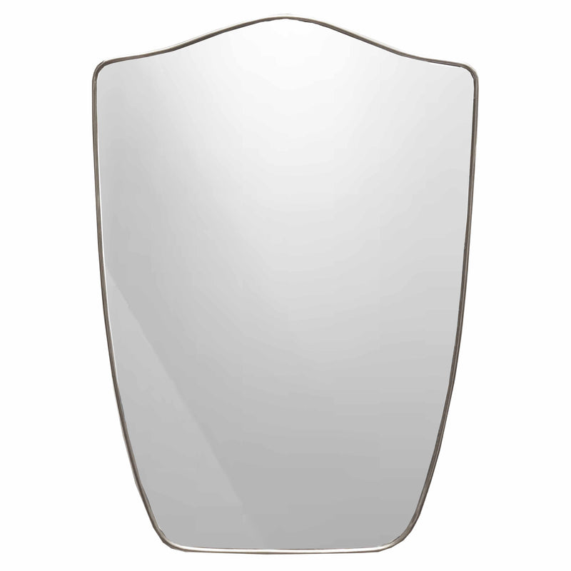 Shield Wall Mirror - Gio Ponti Style Brass Mirror