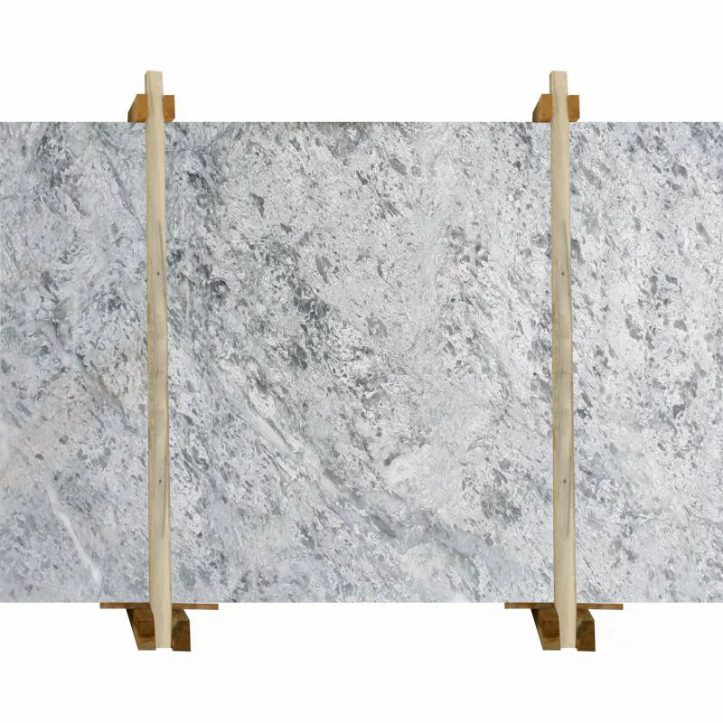 Silverado Gray Bookmatching Polished Marble Slab