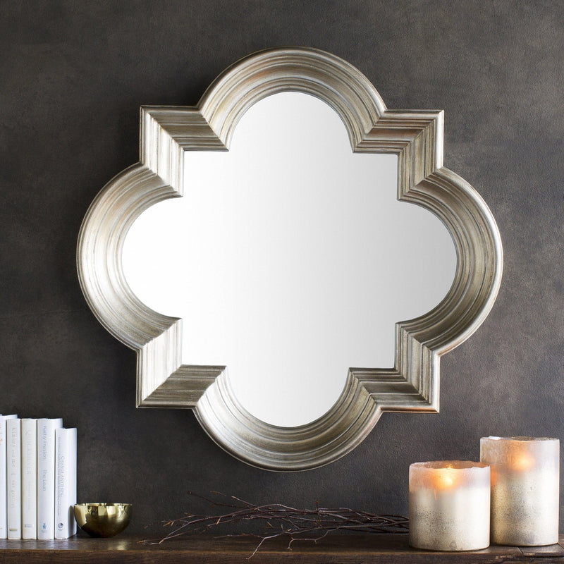 Megchelen Traditional Champagne Wall Mirror