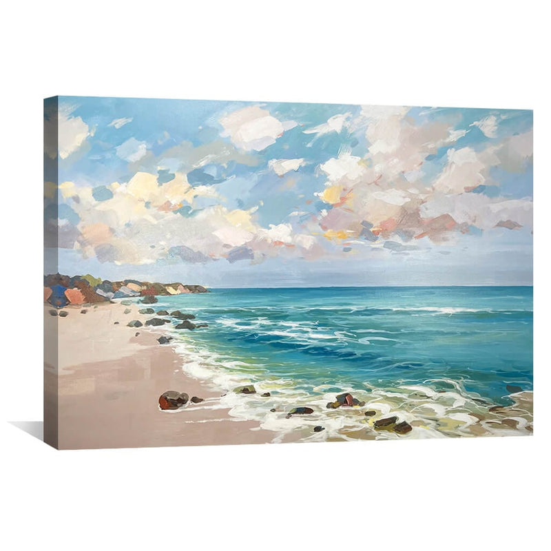 Simple Beaches Oil Painting