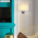GobekUsa Flaxen Rectangular Shade Wall Lamp - Simple Style for Living Room Wall Lighting