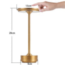 GobekUsa Simple charging LED Desk Lamp restaurant bar desk lamp dimming atmosphere retro portable charging touch USB desk lamp