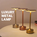 GobekUsa Simple charging LED Desk Lamp restaurant bar desk lamp dimming atmosphere retro portable charging touch USB desk lamp