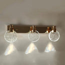 GobekUsa Simple Crystal LED Wall Lamp for Bathroom Bedroom