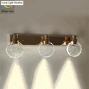 GobekUsa Simple Crystal LED Wall Lamp for Bathroom Bedroom