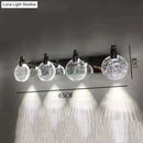 GobekUsa Simple Crystal LED Wall Lamp for Bathroom Bedroom