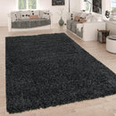 Solid Medium-Pile Rug Anthrazit Living Room Robust