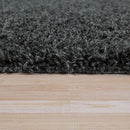 Solid Medium-Pile Rug Anthrazit Living Room Robust