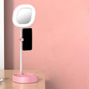 GobekUsa LED Mirror Light - Metallic Black/Pink/Blue Finish, Simple Style, USB Port, Fill-in Lighting
