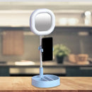 GobekUsa LED Mirror Light - Metallic Black/Pink/Blue Finish, Simple Style, USB Port, Fill-in Lighting