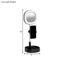 GobekUsa LED Mirror Light - Metallic Black/Pink/Blue Finish, Simple Style, USB Port, Fill-in Lighting