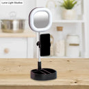 GobekUsa LED Mirror Light - Metallic Black/Pink/Blue Finish, Simple Style, USB Port, Fill-in Lighting