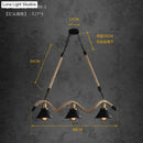 GobekUsa Simple retro led chandelier Nordic hemp rope cafe chandelier modern novelty American bar restaurant chandelier ceiling