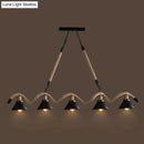 GobekUsa Simple retro led chandelier Nordic hemp rope cafe chandelier modern novelty American bar restaurant chandelier ceiling