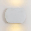 GobekUsa Simple Style Aluminum Oval Wall Mounted LED Wall Light for Corridor - 1.5"/2" Wide, White Light Fixture