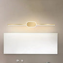 GobekUsa Metallic LED Gold Wall Mounted Vanity Sconce - Simple Style, 16"/23.5"/31.5" W