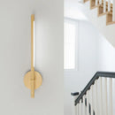 GobekUsa Simple Style Wall Mounted Acrylic Sconce Light in Yellow - Warm/White/Natural Light