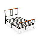 Bed Frame with Headboard and Footboard-Full Size