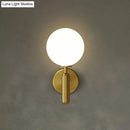 GobekUsa Simplicity Glass Ball Wall Sconce - 1-Light Stairs Wall Mount Lighting Fixture