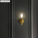GobekUsa Simplicity Glass Ball Wall Sconce - 1-Light Stairs Wall Mount Lighting Fixture