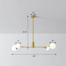 GobekUsa Simplicity Opal Glass Molecular Island Suspension Light for Dining Rooms