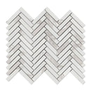 Simplicity Polished Herringbone 5/8x3 Porcelain Mosaics 10 7/16x12 13/16