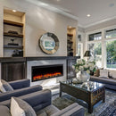 SimpliFire Allusion Platinum Recessed Linear Electric Fireplace [SF-ALLP50/60/72-BK] (SAK96415)