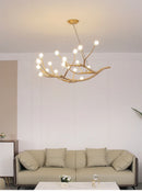 GobekUsa Simulation Iron Tree Branch Bubble Chandelier