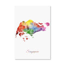 Singapore Rainbow Canvas