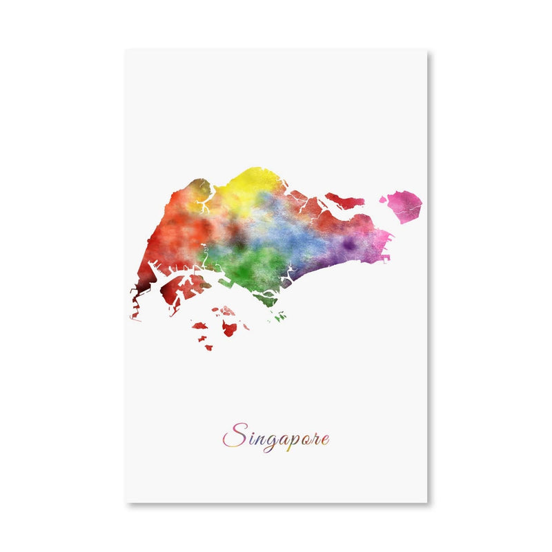 Singapore Rainbow Canvas