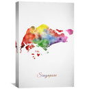 Singapore Rainbow Canvas
